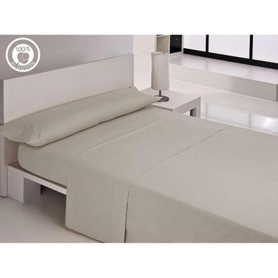 Beddengoedset Hosteline IRIS PREMIUM Parelgrijs Bed van 105