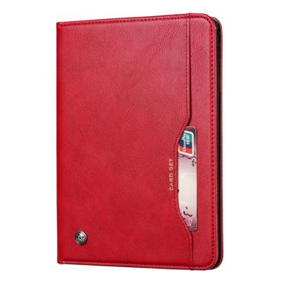 Knead huidtextuur horizontaal Flip lederen case voor iPad 9 7 2018/2017/Air/Air 2/Pro 9 7 met foto frame & houder & kaartsleuven & portemonnee (rood)