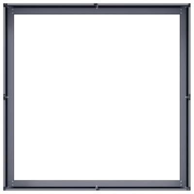 Plantenbak 100x100x30 cm staal antracietkleurig Plantenbak 100x100x30 cm staal antracietkleurig