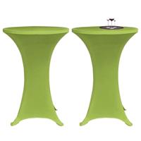 Tafelhoes stretch 2 stuks 60 cm groen - thumbnail