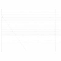 VidaXL Wilde hek warm verzinkt 1000 x 150 x 0,18 cm ijzer - thumbnail