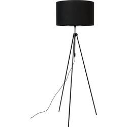 Zuiver Verstelbare Vloerlamp 'Lesley' 153-181cm, kleur Zwart Zuiver Verstelbare Vloerlamp 'Lesley' 153-181cm, kleur Zwart