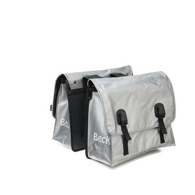 Dubbele Fietstas Classic Zilver