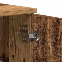 Tv-meubel 140x35x40 cm bewerkt hout oud houtkleurig - thumbnail