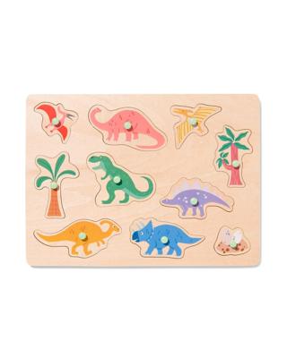 HEMA Puzzel Dino Hout
