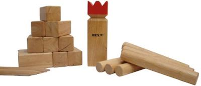 Kubb pro rubberhout - thumbnail