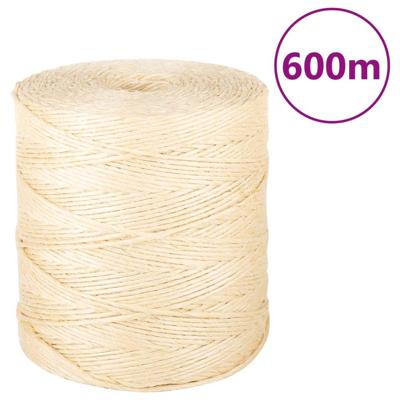 VidaXL Touw 2 mm 600 m 100% sisal VidaXL Touw 2 mm 600 m 100% sisal