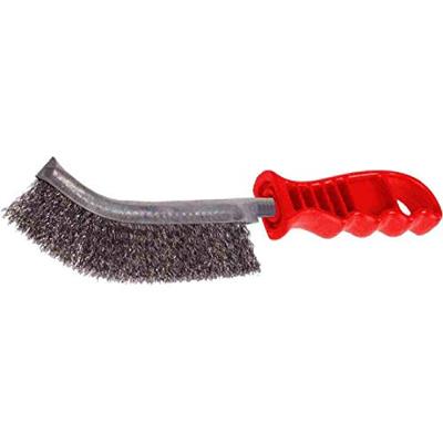 Staalborstel gebogen staal