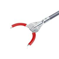 FLORA papierpakker/afvalknijper - aluminium - 105 cm - grijpopening 10,5 cm - thumbnail