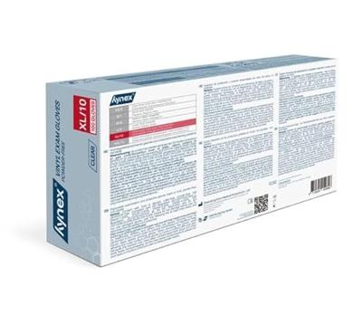 Handschoen hynex vinyl xl tr 4.5gr 100 stuks Handschoen hynex vinyl xl tr 4.5gr 100 stuks
