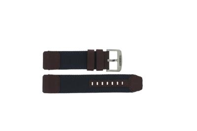 Horlogeband Tissot T604036911 Leder/Textiel Multicolor 22mm Horlogeband Tissot T604036911 Leder/Textiel Multicolor 22mm