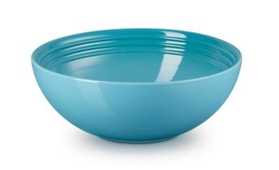 LE CREUSET - Aardewerk - Saladeschaal 24cm 2,20l Caribbean Blue