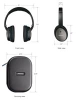 Bose QuietComfort 25 Acoustic Noise Cancelling koptelefoon (geschikt voor Apple-apparaten) Triple black voor Apple - zwart - thumbnail