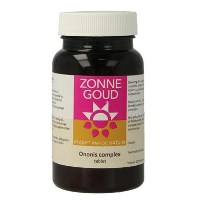 Zonnegoud Ononis complex 120 Tabletten Zonnegoud Ononis complex 120 Tabletten