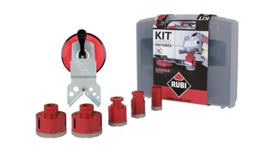 Rubi diamantboren | droogboren| Kit bits DRY GRES | 6-delig - 50996 Rubi diamantboren | droogboren| Kit bits DRY GRES | 6-delig - 50996