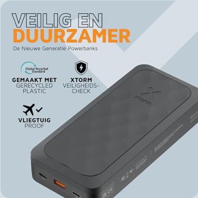 Xtorm Fuel Series Power Pack 67 W 27.000 mAh Powerbank Zwart - thumbnail