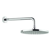Crosswater Fusion hoofddouche 25cm rond inclusief muurarm 34cm chroom MBFUWF25 - thumbnail