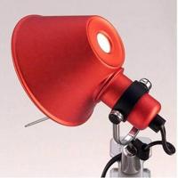 Artemide Tolomeo Micro Pinza klemlamp retrofit rood - thumbnail