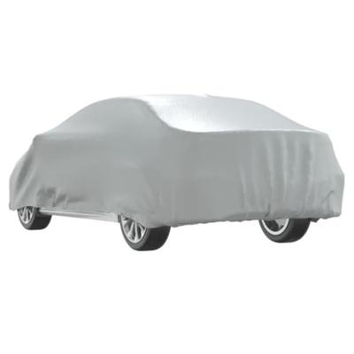 VidaXL Autohoes voor sedan met gespriemen m volledig zilverkleurig VidaXL Autohoes voor sedan met gespriemen m volledig zilverkleurig