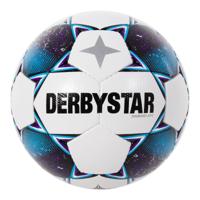 Derbystar Diamond II Voetbal Maat 5 Wit Blauw Paars - thumbnail