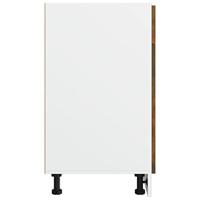 Onderkast met lade 40x46x81,5 cm bewerkt hout gerookt eiken - thumbnail