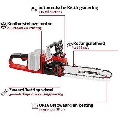 Einhell GP-LC 36/35 Li Solo - Accu Kettingzaag | 36V | 35 cm | Zonder accu en lader - 4501780 4501780 - thumbnail