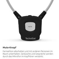 TechniSat STEREOMAN ISI 3 Draadloze stereo draadloze hoofdtelefoon voor televisie en muzieksystemen met dockingstation, zwart - thumbnail