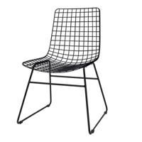 HKliving Wire stoel zwart - thumbnail