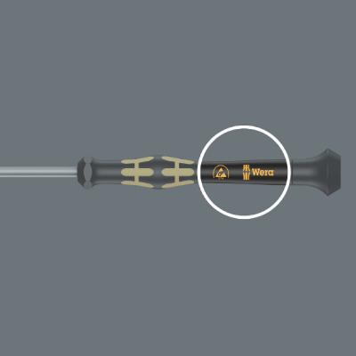 Wera 1578 A Kraftform Micro Zaagsnede-Schroevendraaier, 0.80 x 4.0 x 80 mm - 1 stuk(s) - 05030107001