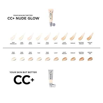 IT Cosmetics CC+ Nude Glow SPF40 Medium Tan - Tube 32 ml BB & CC Cream IT Cosmetics CC+ Nude Glow SPF40 Medium Tan - Tube 32 ml BB & CC Cream