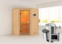 Karibu | Antonia Sauna | Kachel 3,6 kW Externe Bediening - thumbnail