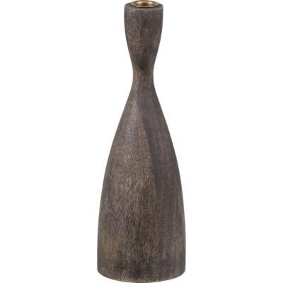 WOOOD kaarsenhouder rosa hout 28 cm | 8 stuks WOOOD kaarsenhouder rosa hout 28 cm | 8 stuks