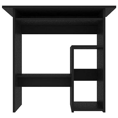 Bureau 80x45x74 cm bewerkt hout zwart