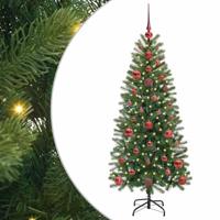 VidaXL Kunstkerstboom met 150 led met standaard groen 120 cm pe en pvc - thumbnail