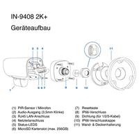INSTAR IN-9408 2K+ LAN/POE sw 101666 IP Bewakingscamera LAN 2560 x 1440 Pixel - thumbnail