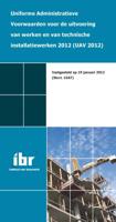 Uniforme administratieve voorwaarden voor de uitvoering van werken en van technische installatiewerk - thumbnail