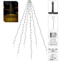 Lichtgordijn LED Zwart Warm wit - thumbnail