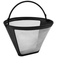 Fackelmann coffee&tea herbruikbaar koffiefilter no. 4 zilver/zwart - thumbnail