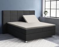 Primaviera Deluxe Splittopper Satijn Hoeslaken Creme 180 x 200 cm - thumbnail