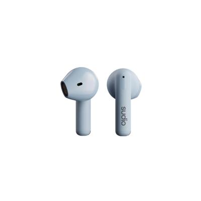 sudio A1 Blue, oordopjes met bluetooth, touch control met compacte draadloze oplaadschaal, IPX4-beschermd, geluidsdoorlatende hoofdtelefoon met geïntegreerde microfoon, premium kristalgeluid