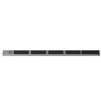 Bachmann 800.2135 19 inch Stekkerdoos voor patchkast 1 HE Apparaatcontactdoos C19 16A Aluminium profiel Zwart - thumbnail