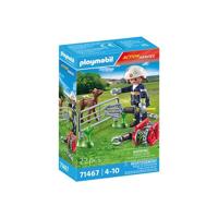 Playmobil 71467 Action Heroes Dierenbescherming Brandweer - thumbnail