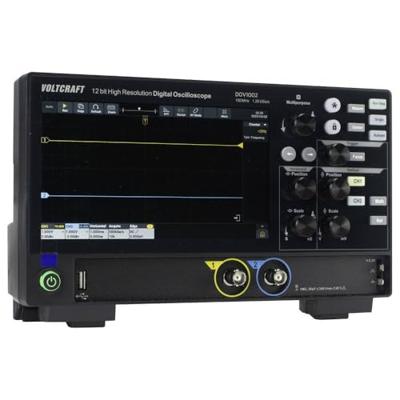 VOLTCRAFT DOV1002 Digitale oscilloscoop 100 MHz 2-kanaals 1.25 GSa/s 50 Mpts 12 Bit Digitaal geheugen (DSO) 1 stuk(s) VOLTCRAFT DOV1002 Digitale oscilloscoop 100 MHz 2-kanaals 1.25 GSa/s 50 Mpts 12 Bit Digitaal geheugen (DSO) 1 stuk(s)