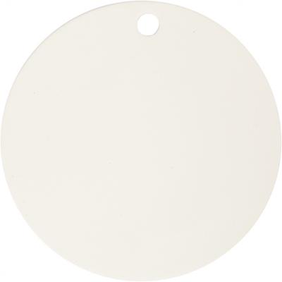 Creativ Company Label, d 15 cm, dikte 0,5 cm, wit, 1 stuk