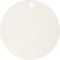 Creativ Company Label, d 15 cm, dikte 0,5 cm, wit, 1 stuk - thumbnail