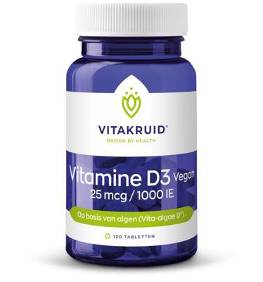Vitakruid Vitamine D3 Vegan 25 mcg / 1000 IE