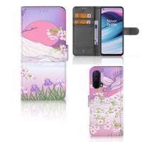 OnePlus Nord CE 5G | Telefoonhoesje | Met pasjeshouder | Bird Flying - thumbnail