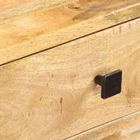 Wandtafel 115x35x76 cm massief mangohout - thumbnail