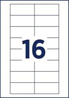 Avery-Zweckform DPC7434A-10 Insteekplaatje naamplaatje 74 mm x 34 mm Wit - thumbnail