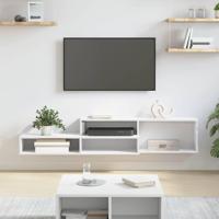 TV-stand 150x25x28,5cm Bewerkt hout - thumbnail